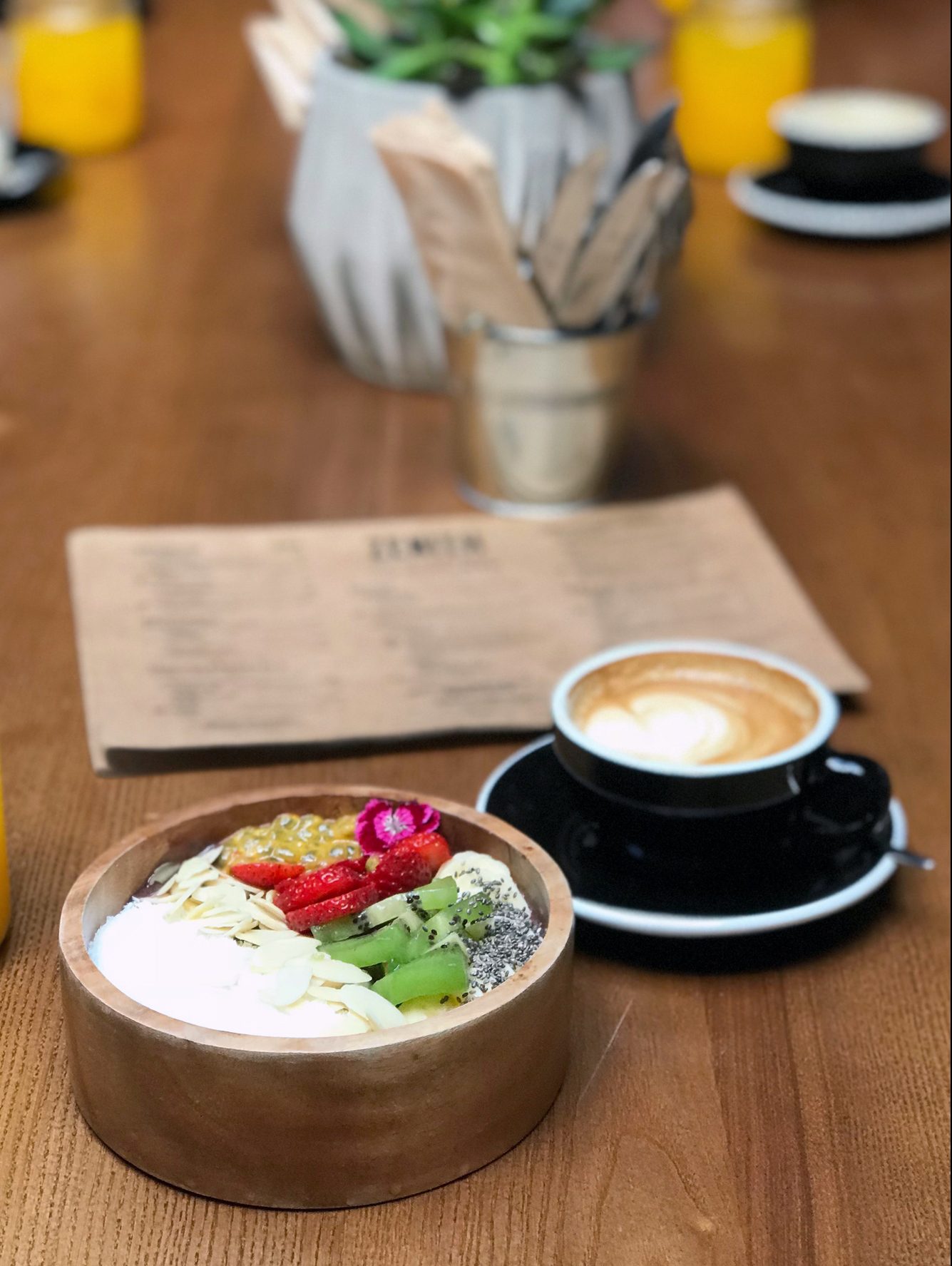 Acai bowl at Zenith, Lisbon