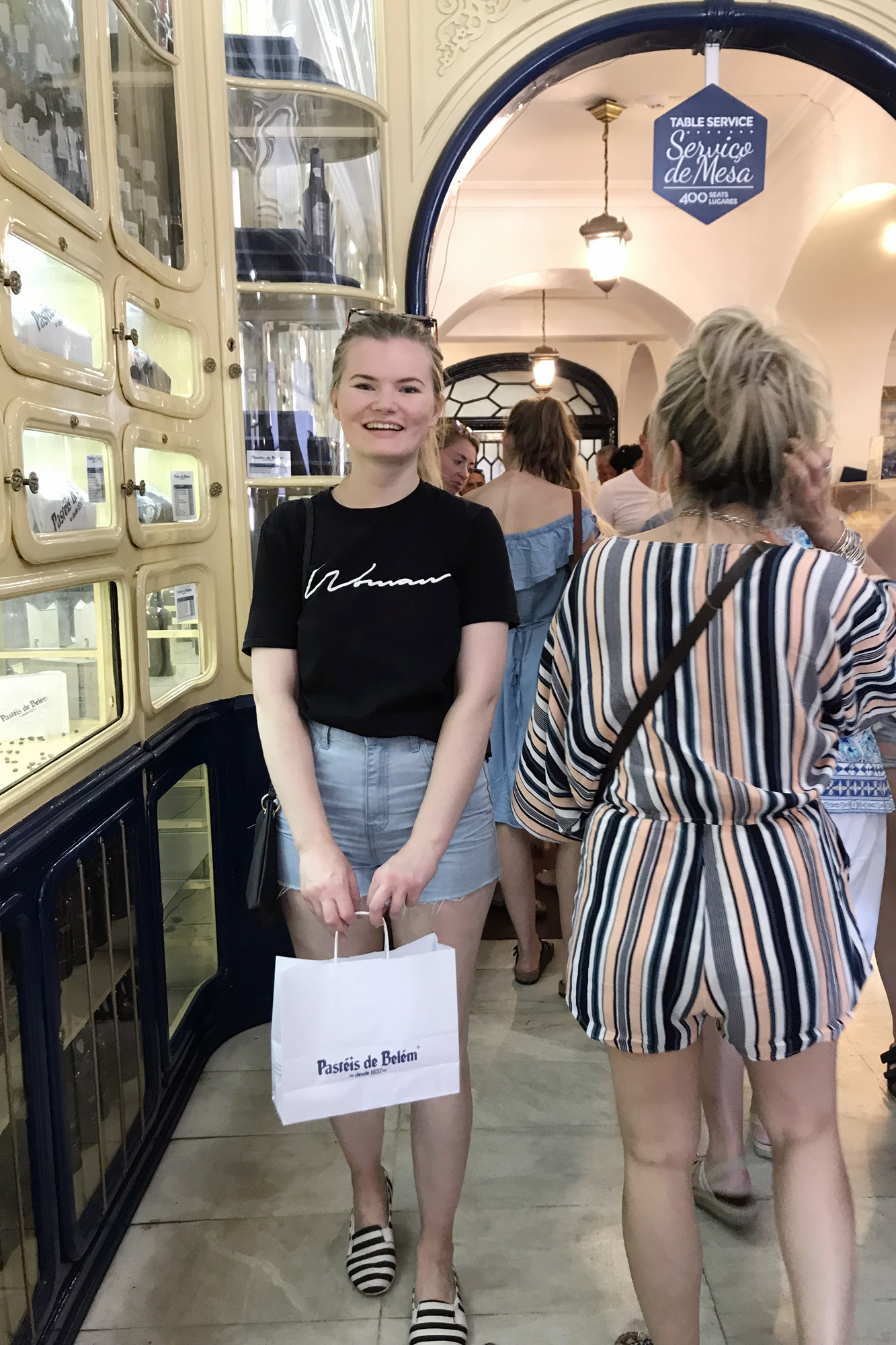 Girl at Pasteis de Belem